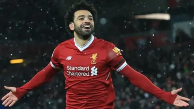 محمد صلاح لاعب فريق ليفربول