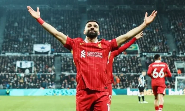 الدولي المصري محمد صلاح لاعب ليفربول 